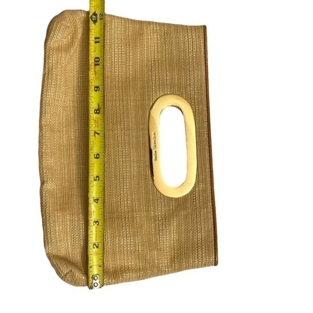 Michael kors wicker clutch bag